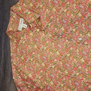 Tori Richard Honolulu Men's XL 100% Cotton Lawn Hawaiian‎ Shirt